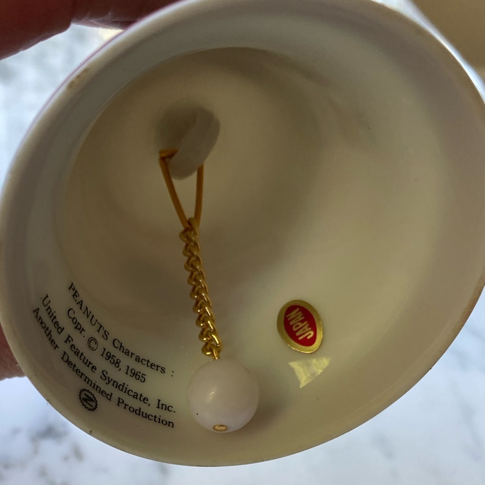 Peanuts Characters •Snoopy & Woodstock • Vintage • Bell Ornament - Picture 4 of 4